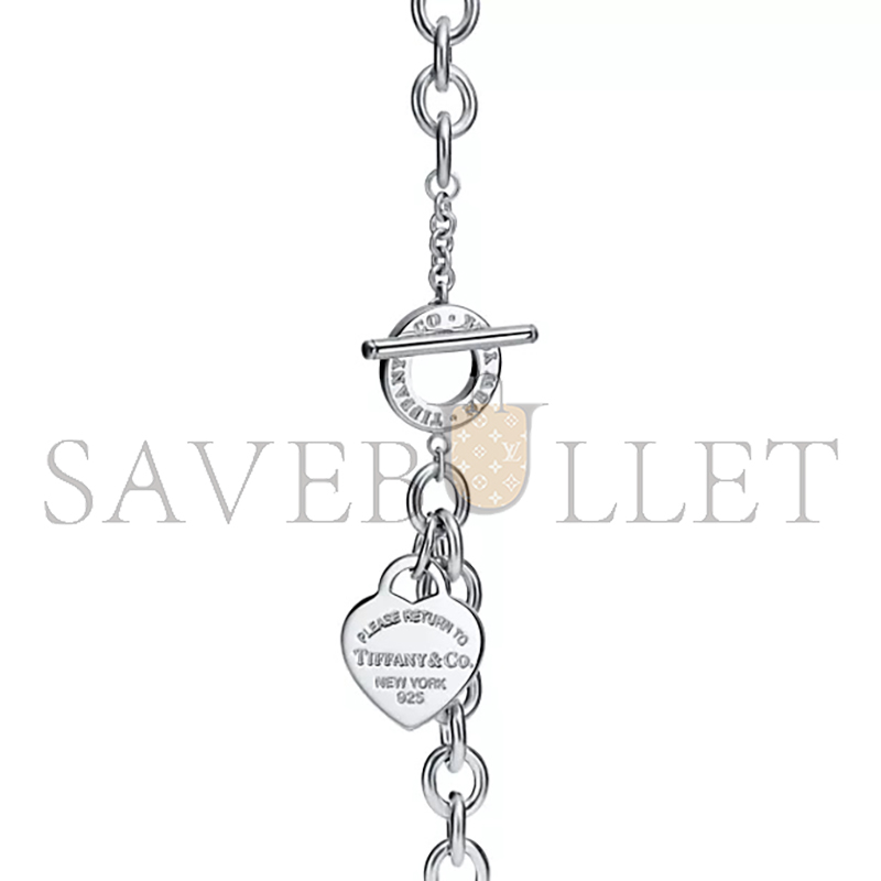 TIFFANY HEART TAG TOGGLE NECKLACE IN SILVER 1155147822